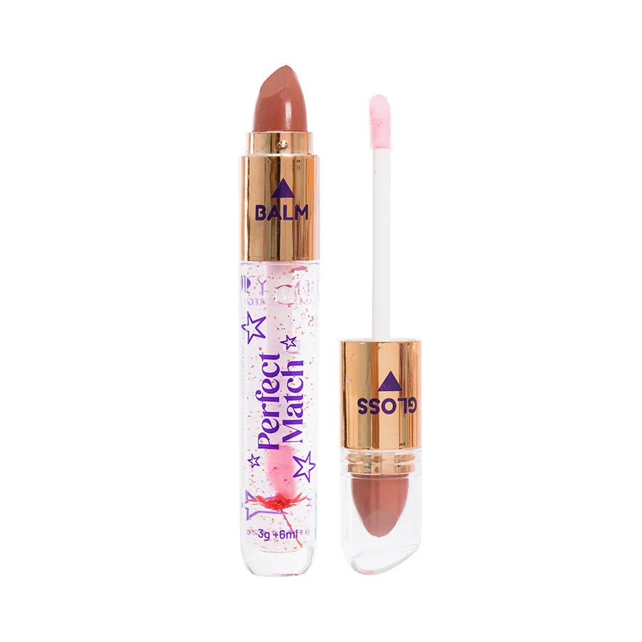 Brillo Mágico Doble con Labial Perfect Match Trendy