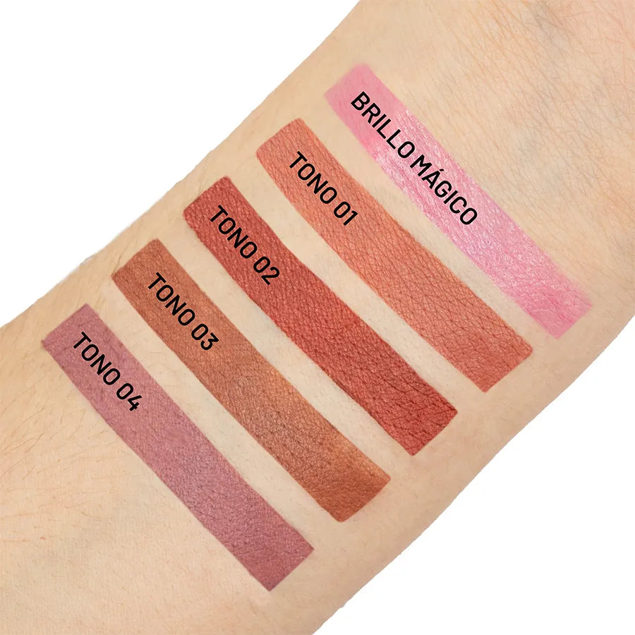 Brillo Mágico Doble con Labial Perfect Match Trendy