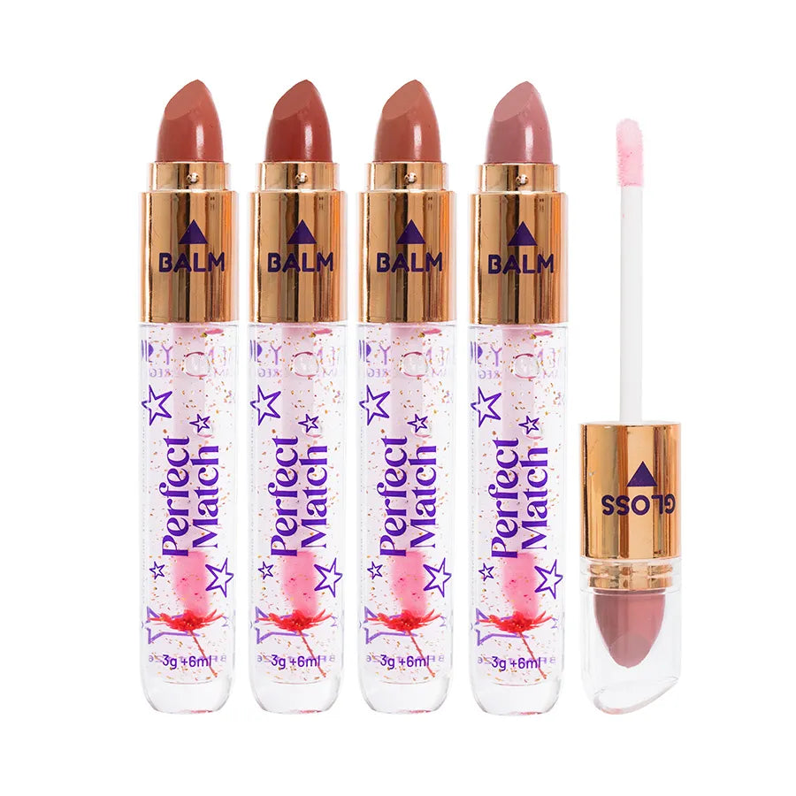 Brillo Mágico Doble con Labial Perfect Match Trendy