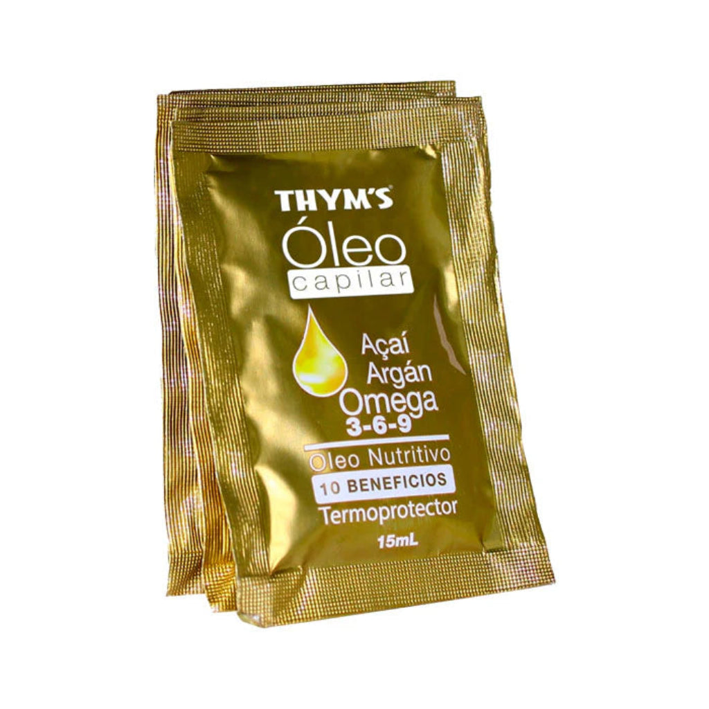 Óleo Capilar Termoprotector Nutritivo 15 ml Thyms