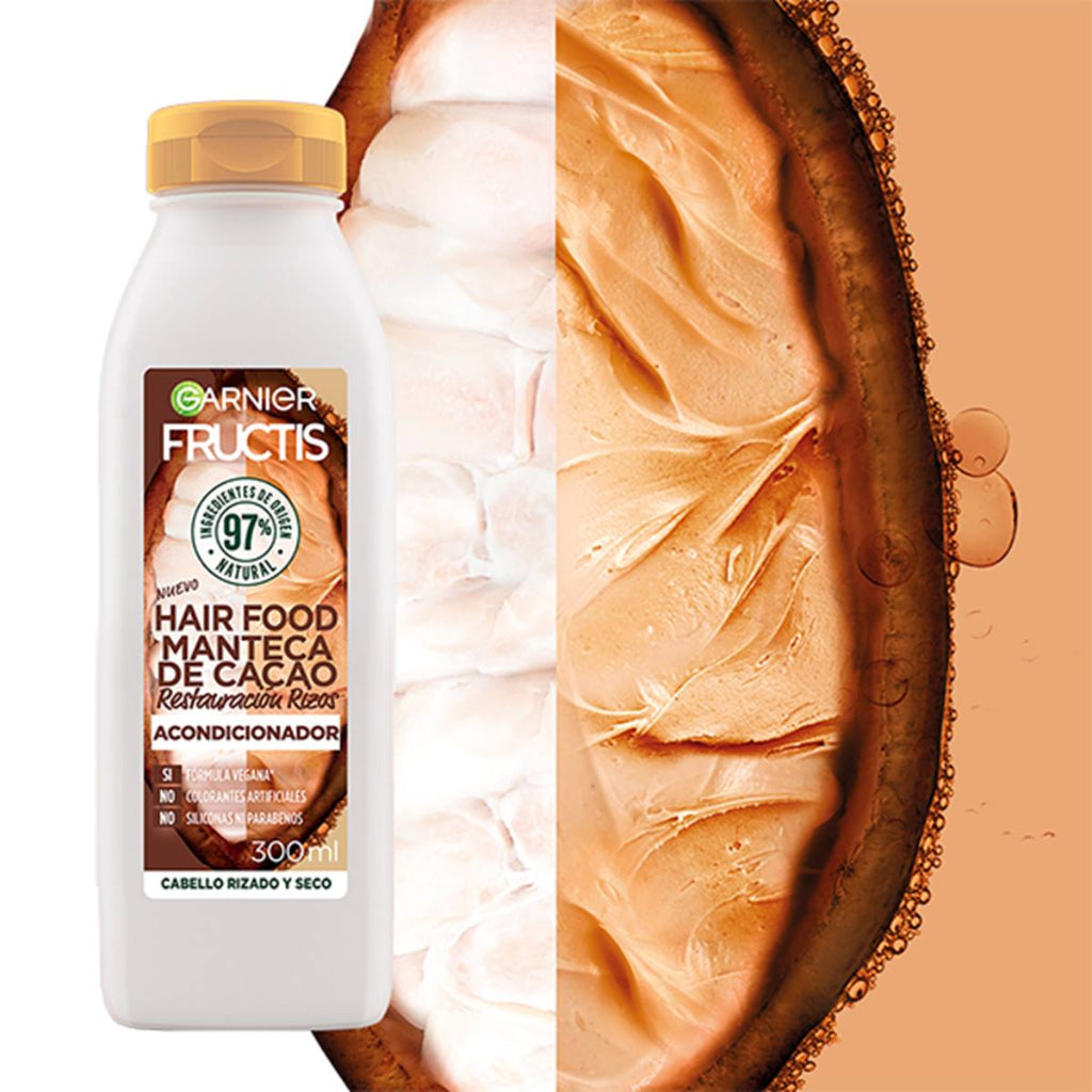 Acondicionador Hair Food Manteca de Cacao Nutrición 300ml Garnier