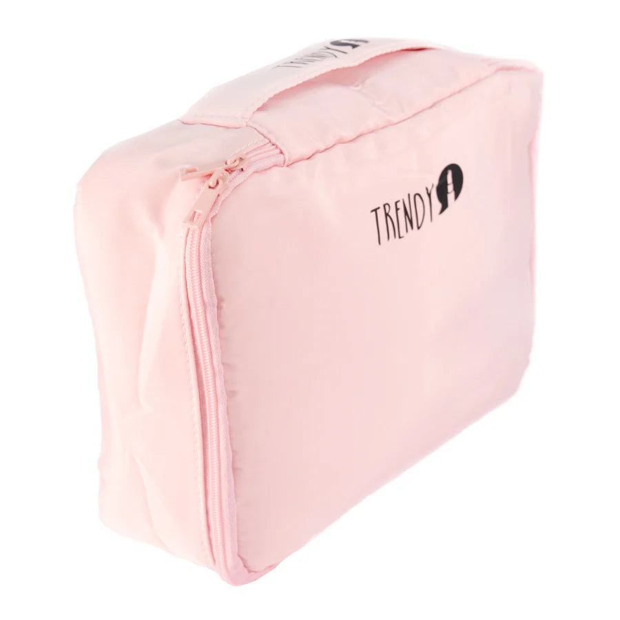 Cosmetiquera Viajera Rosada Organizador de Maquillaje Trendy OMT1667