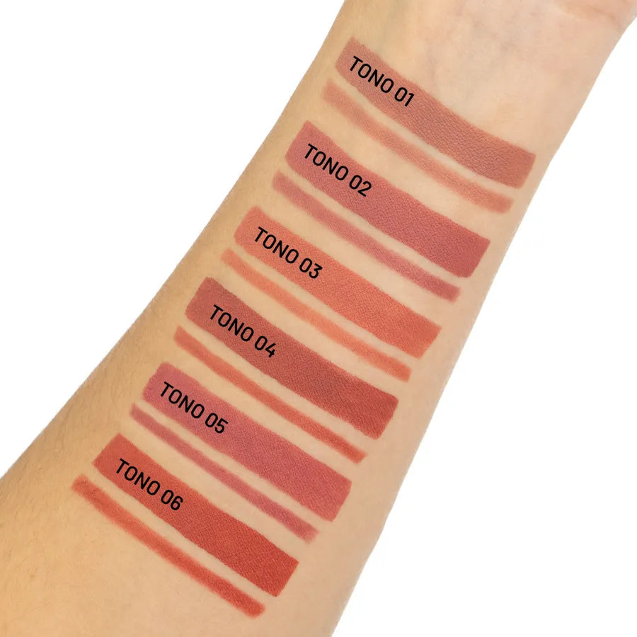 Labial Líquido y Lápiz Delineador de Labios Glam Club Trendy