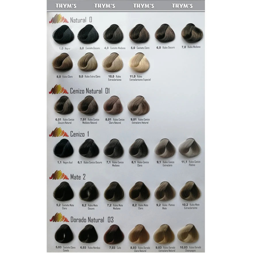Tinte Permanente En Crema Thyms