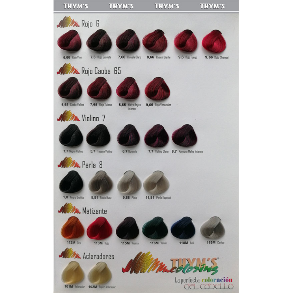 Tinte Permanente En Crema Thyms