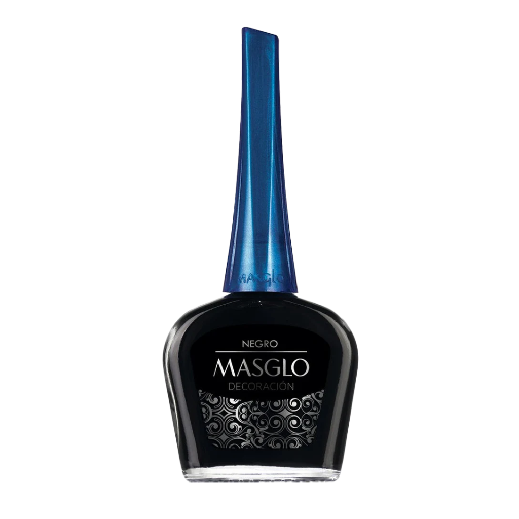 Esmalte Decoracion Negro 13.5 ml Masglo