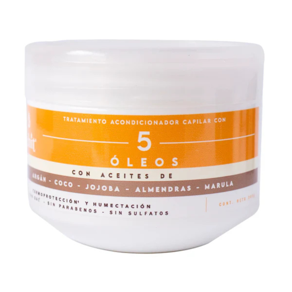 Tratamiento Acondicionador Capilar 5 Óleos 300g Lehit