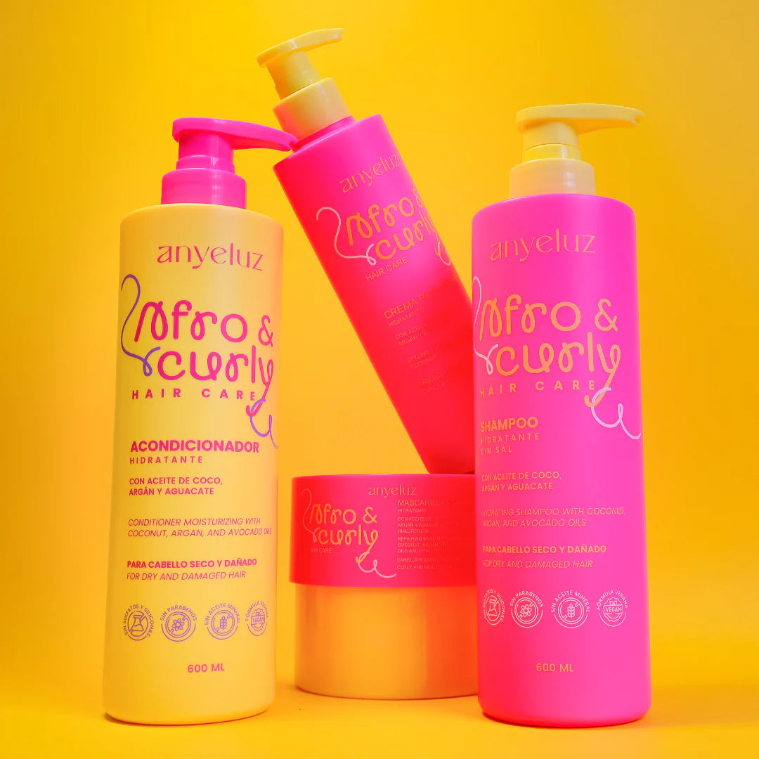Acondicionador Hidratante Afro & Curly Anyeluz 600 ml