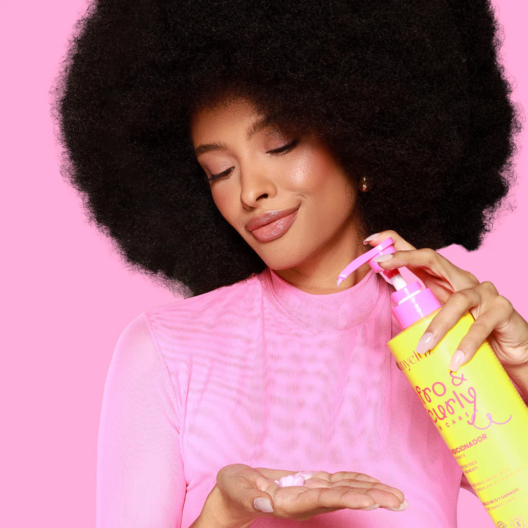 Acondicionador Hidratante Afro & Curly Anyeluz 600 ml