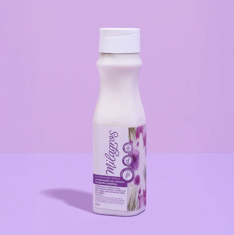 Acondicionador Crecimiento con Cebolla y Péptidos Milagros X 450Ml