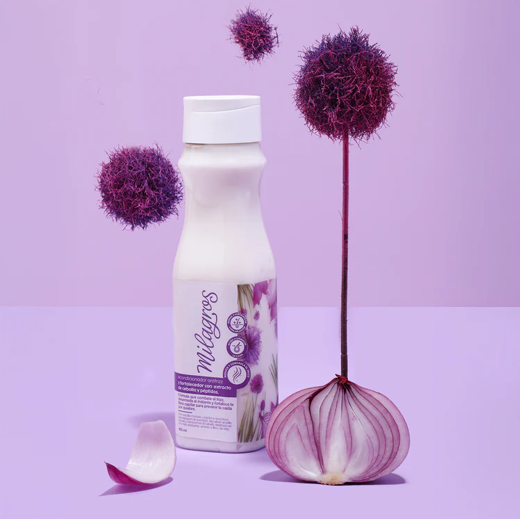 Acondicionador Crecimiento con Cebolla y Péptidos Milagros X 450Ml