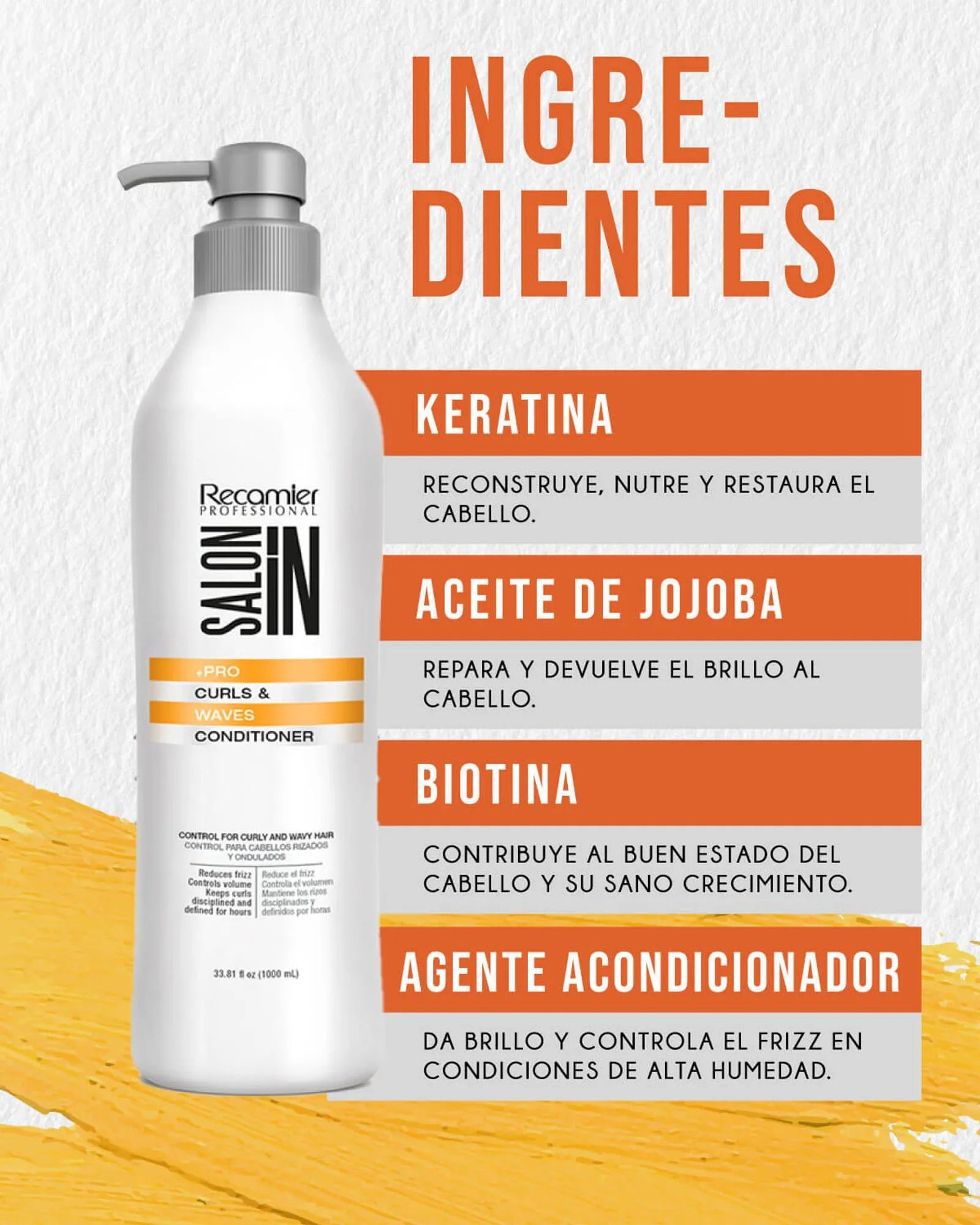 Acondicionador Salon Hair Curls & Waves * 1000 Recamier