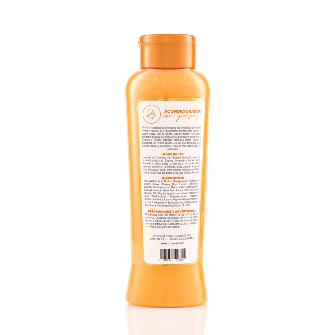 Acondicionador Fortalecedor de Ginseng Anyeluz 500 ml
