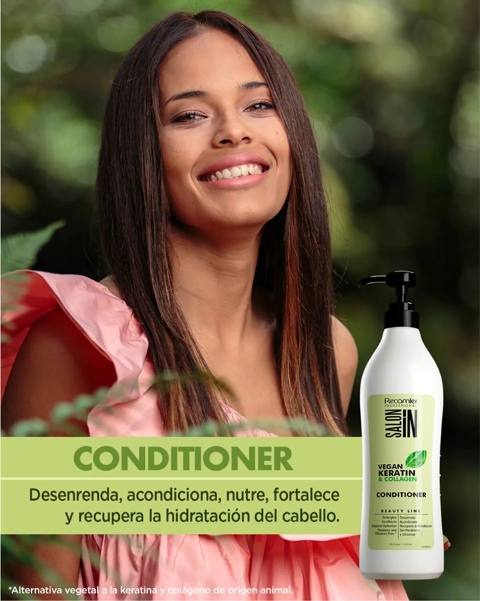 Acondicionador Vegan Keratin Colageno X1000 Recamier