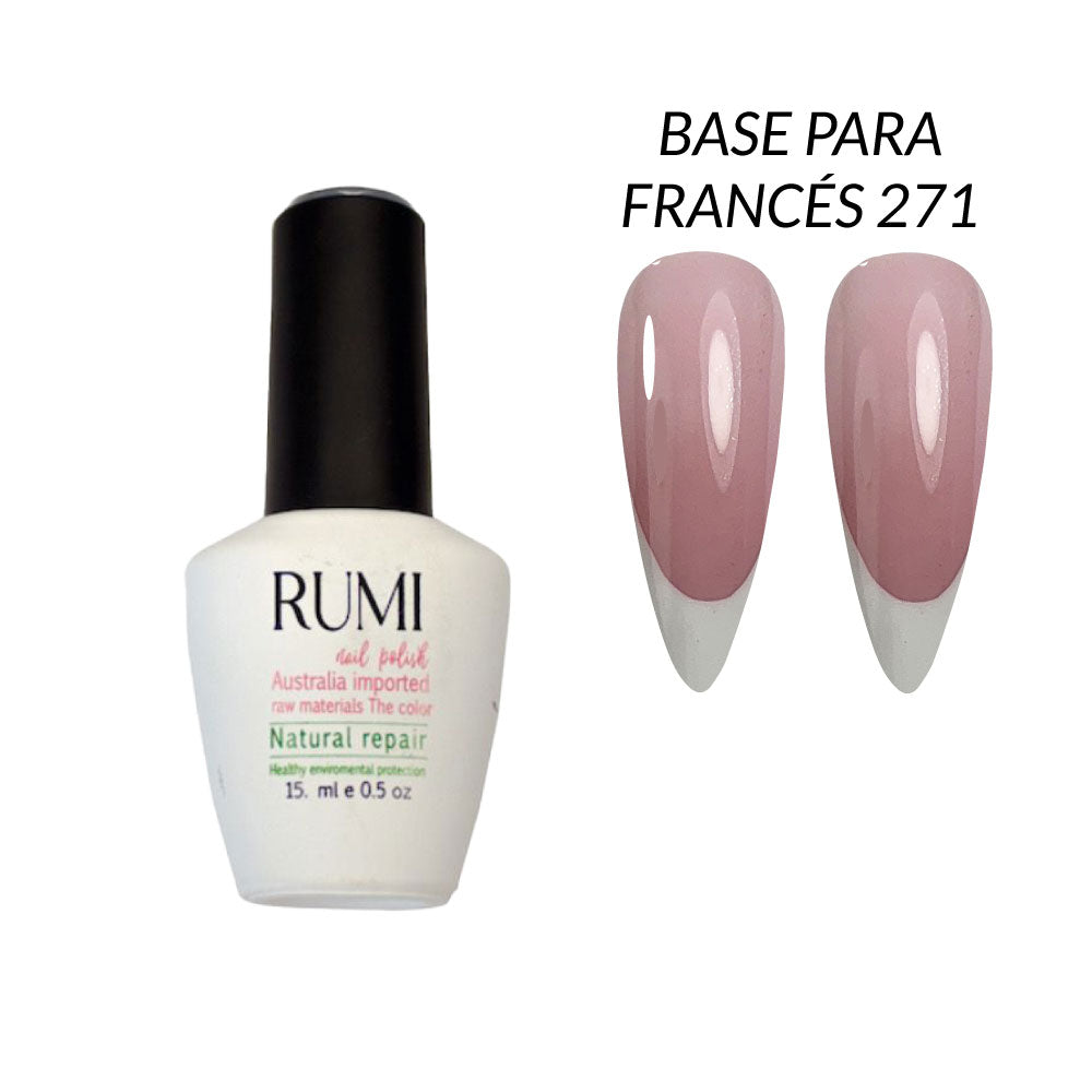 Esmalte Semipermanente 271 Rumi - Base Frances