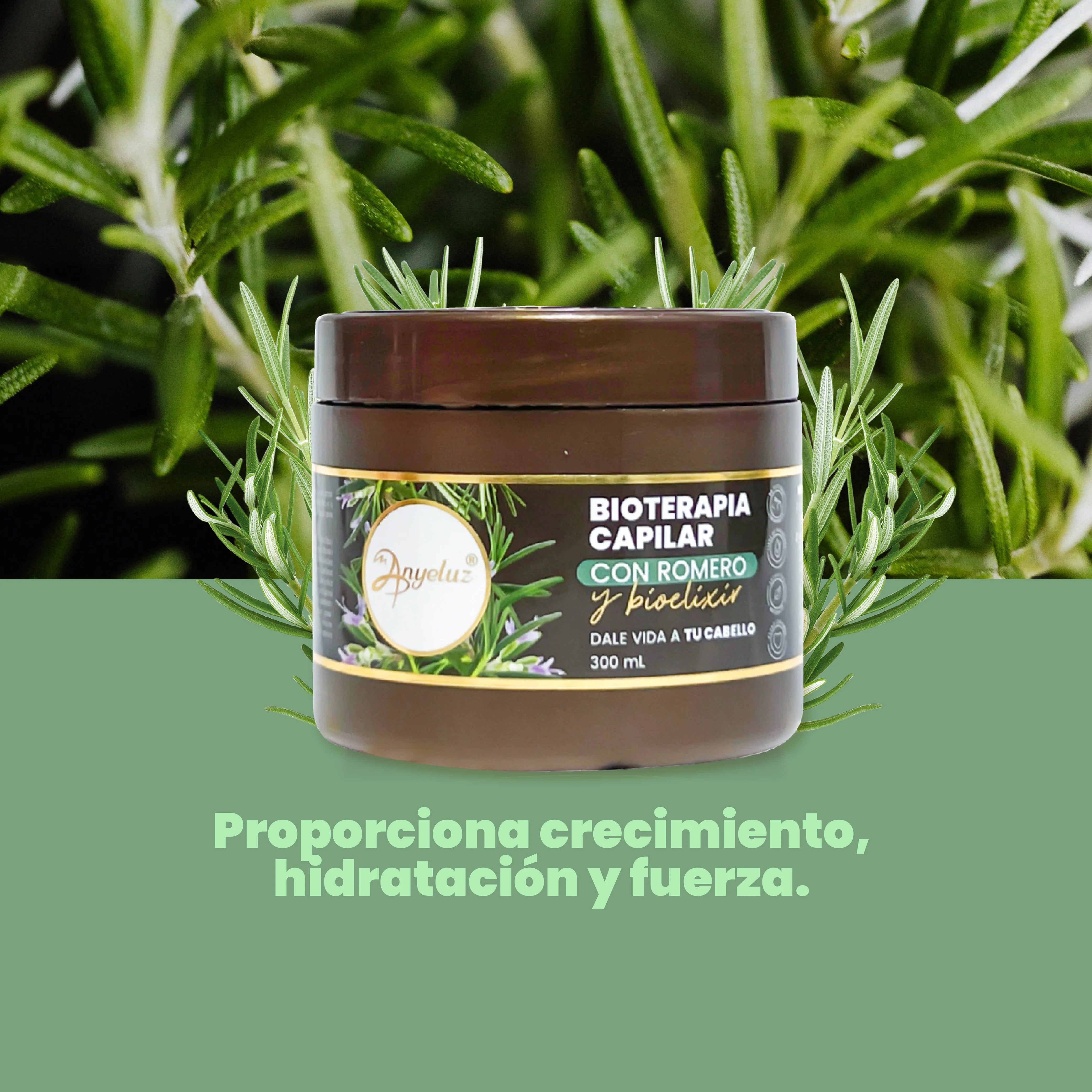 Bioterapia Capilar de Romero & Bioelixir Anyeluz 300 ml