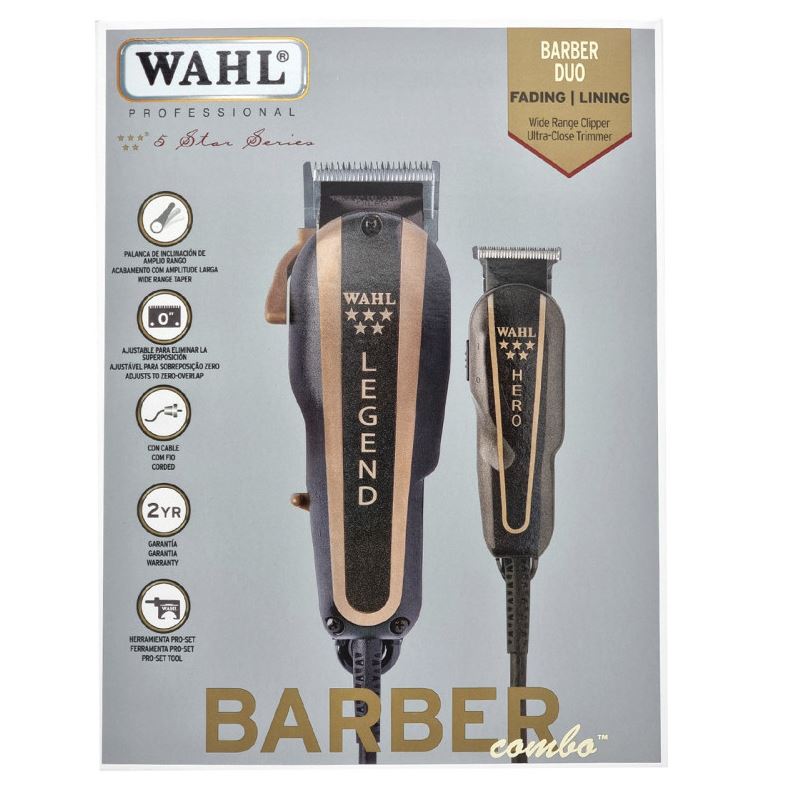 [Sm0600] Combo Barbero Legend Y Hero 5 Estrellas W 08180108