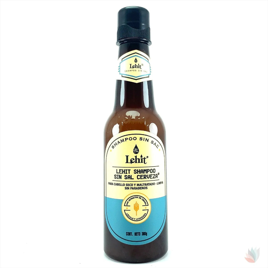 Shampoo Cerveza Sin Sal Brillo y Volumen 300ml Lehit