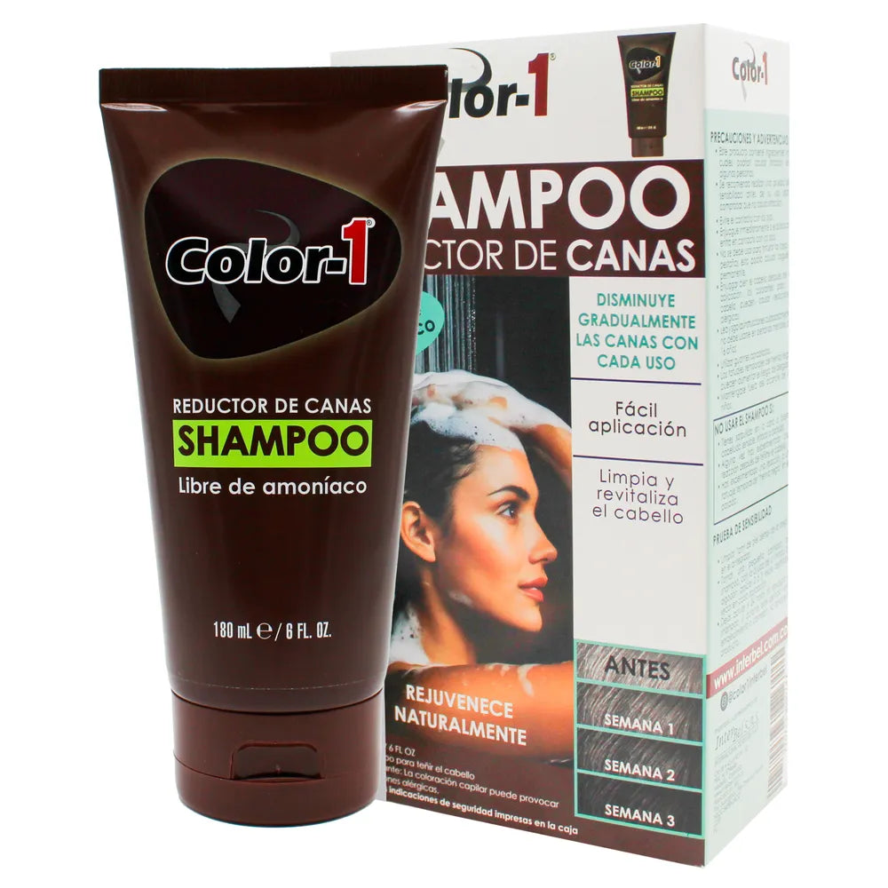 Shampoo Reductor de Canas 180 ml Color-1 Woman