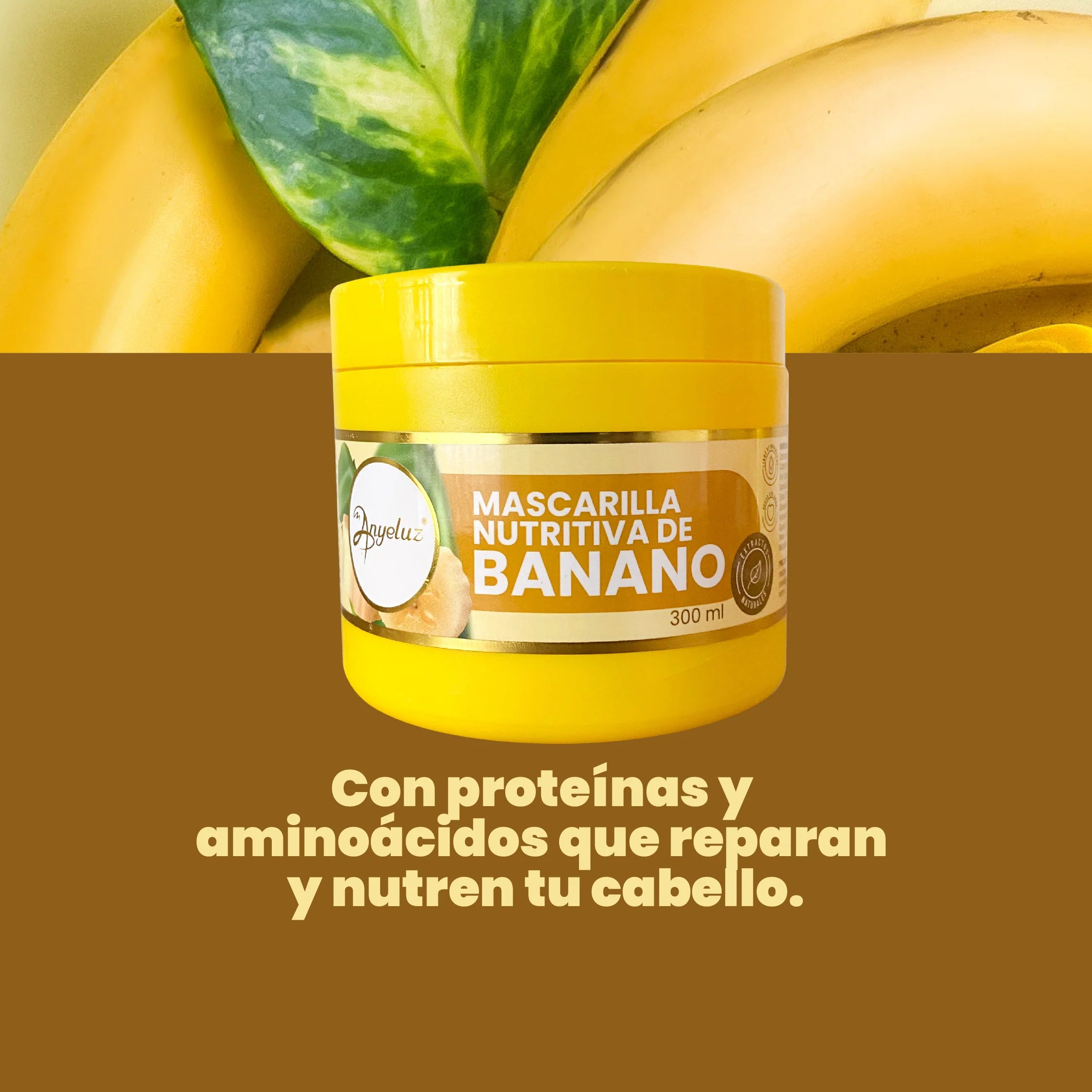 Mascarilla Nutritiva de Banano Anyeluz 300 ml