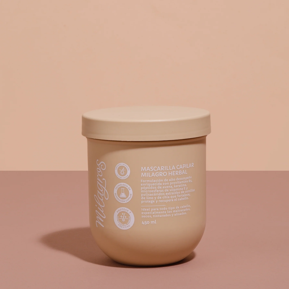 Mascarilla Milagro Herbal Milagros 450g