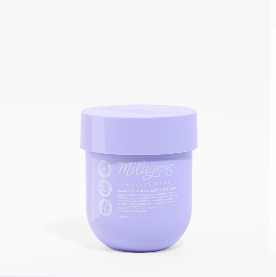 Mascarilla Profesional Reparacion Intensiva 450ml Milagros