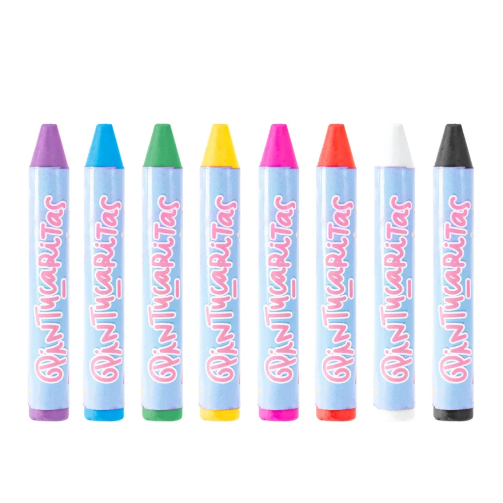 Kit 8 Pintucaritas Circo tipo Crayola Trendy PCT1942