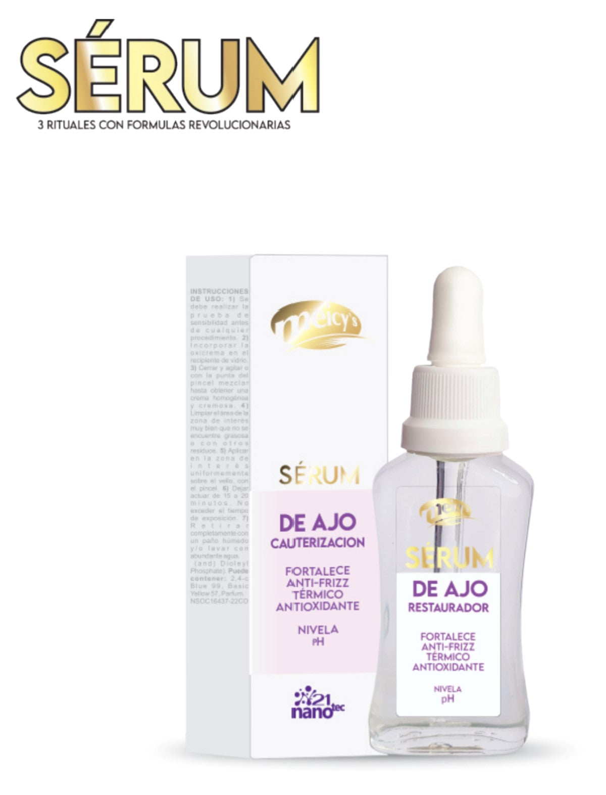 Serum Capilar De Ajo Meicys X 35 Ml