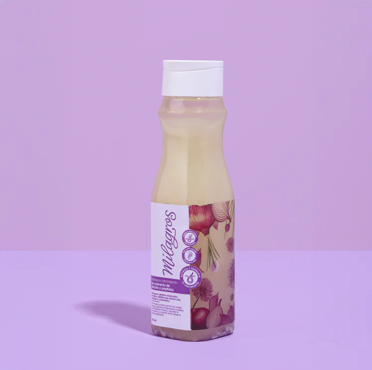Shampoo Crecimiento con Cebolla y Péptidos Milagros X 450Ml