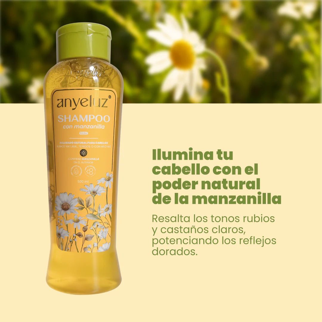 Shampoo Suavizante de Manzanilla Anyeluz 500 ml