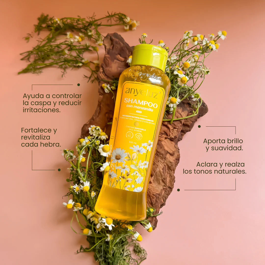 Shampoo Suavizante de Manzanilla Anyeluz 500 ml