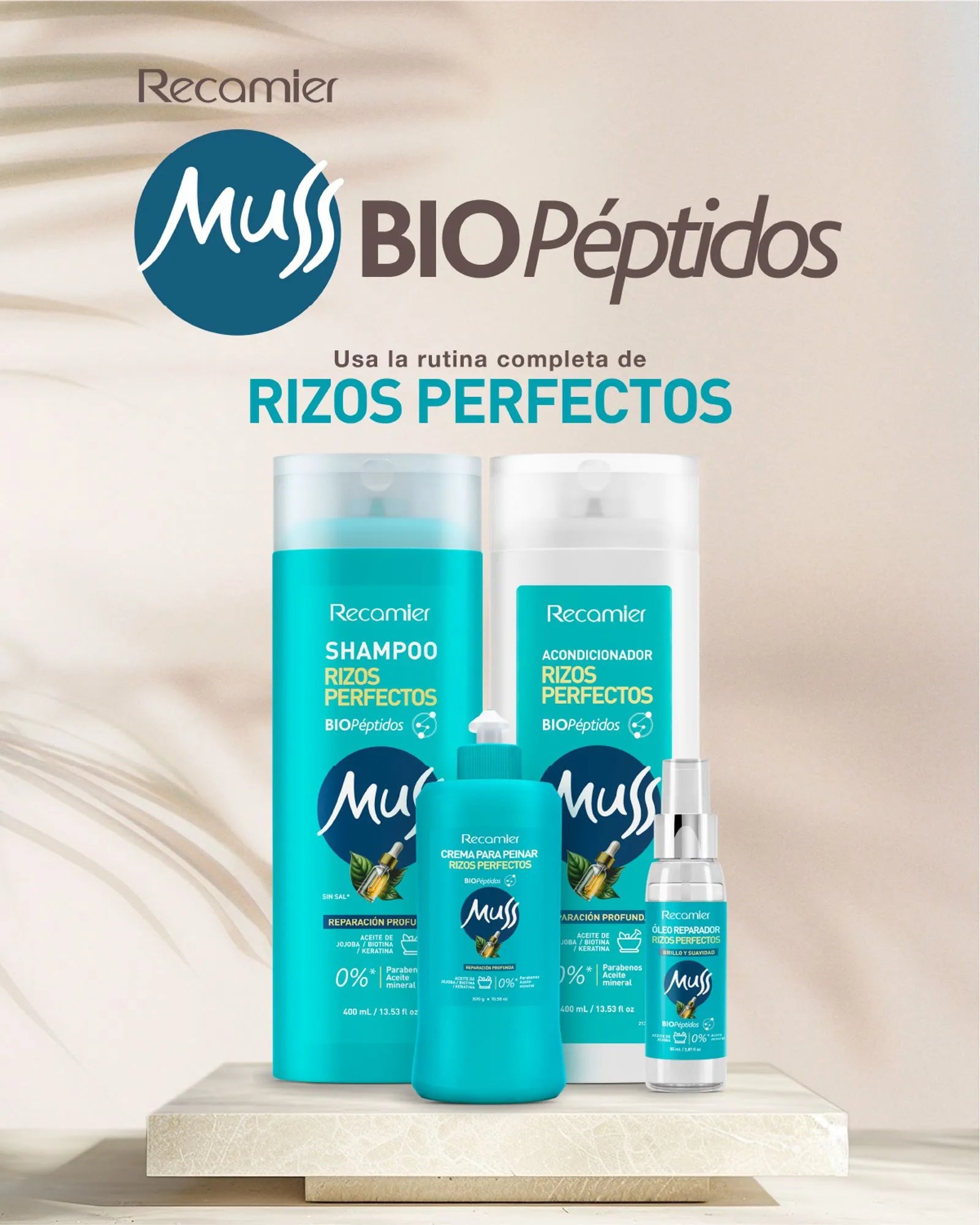 Shampoo Muss Rizos X400Ml Recamier