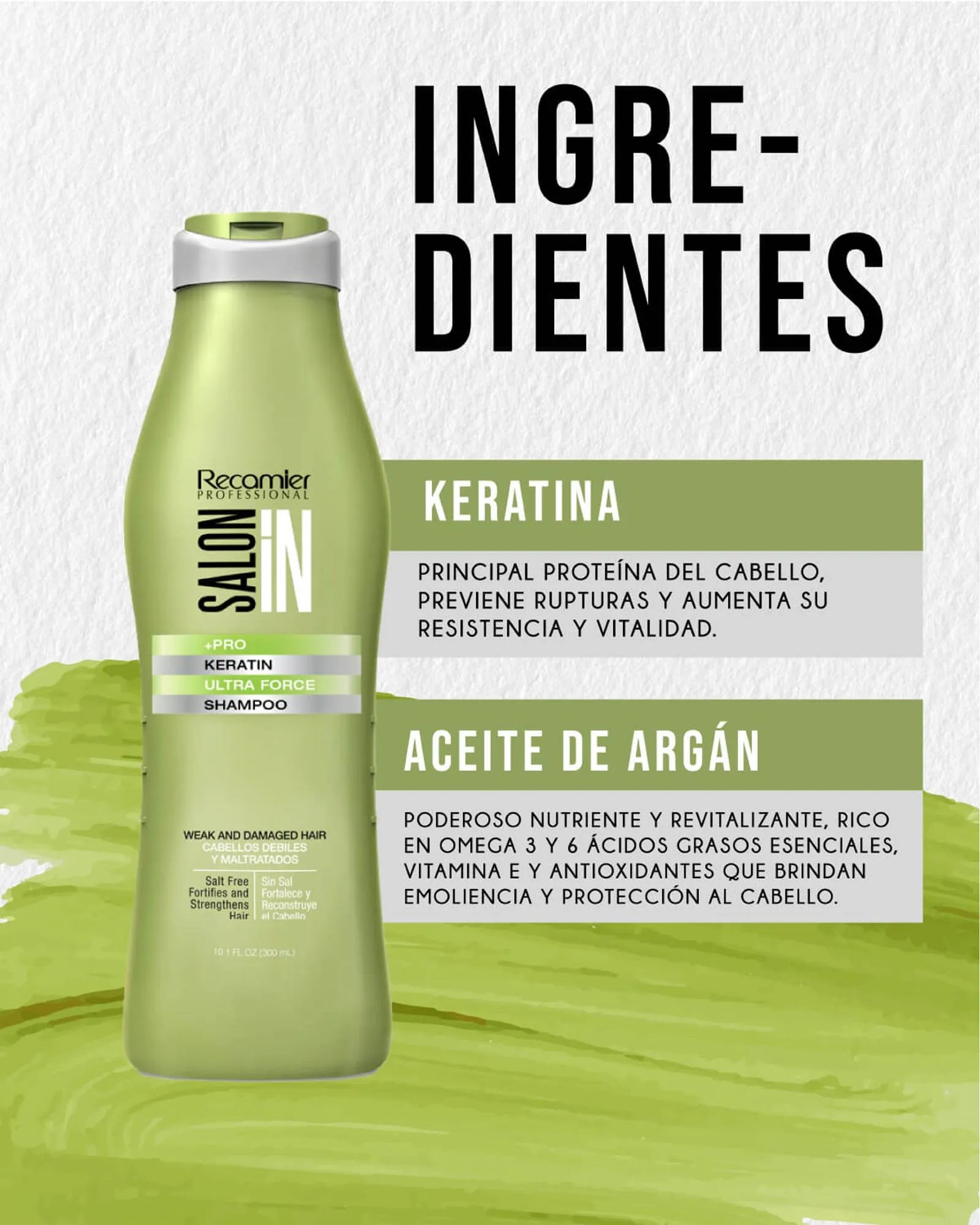 Shampoo Keratin Ultra Force Recamier X 300