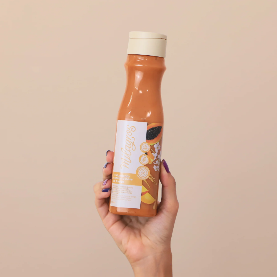 Tratamiento Capilar A Base De Frutas Milagros X 500Ml